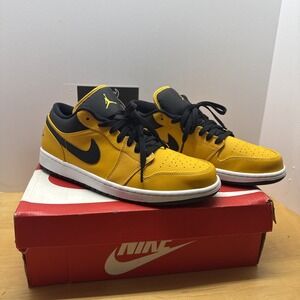 🔥Nike Jordan Low 1 - Black and Yellow Sneakers🔥